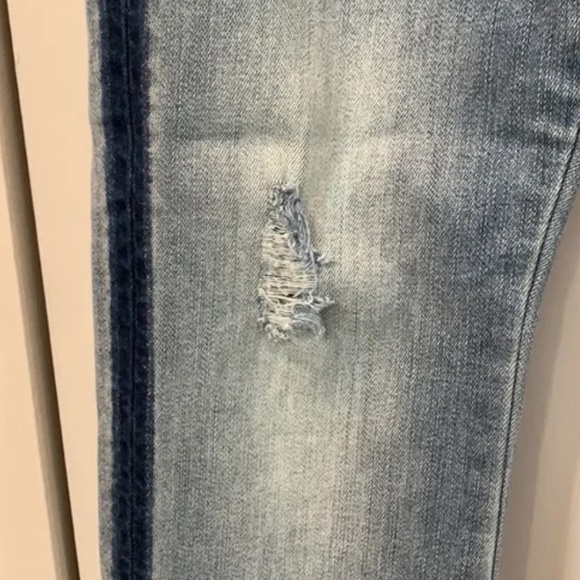 BLANK NYC Side Stripe Tuxedo Skinny Classic Raw Hem Jean 27 - Picture 8 of 10